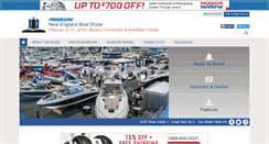 Desktop Screenshot of newenglandboatshow.com